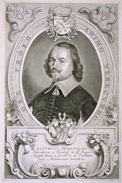 Matthias Mylonius Biorenklou (1607-71) fra "Portraits des Hommes Illustres", udgivet 1706 af Anselmus van Hulle