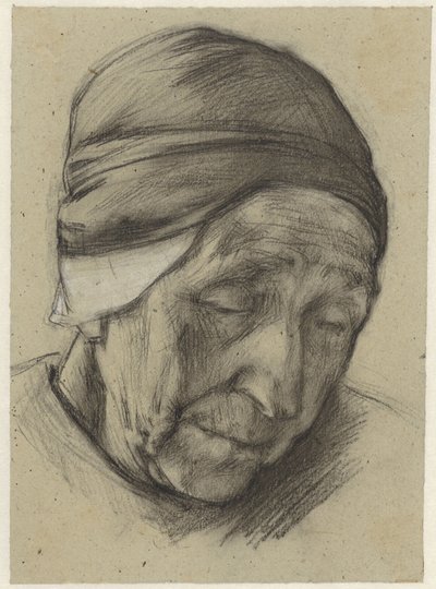 Leder af Jantien Klinker, set tre kvarter af Anthon Gerhard Alexander van Rappard
