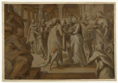 Præsentation af Kristus i templet af Anthonie Blocklandt
