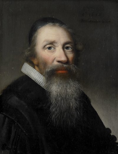 Portræt af en mand, sandsynligvis en præst af Anthonie Palamedesz (copy after)
