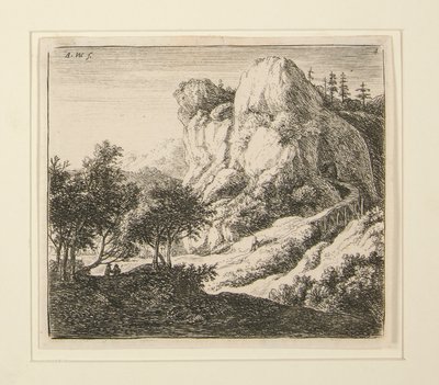 4 Landskaber af Anthonie Waterloo