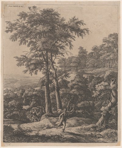 Apollo og Daphne, 1600-tallet. af Anthonie Waterloo