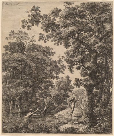 Landskab med Alpheus og Arethusa af Anthonie Waterloo
