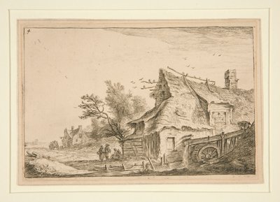 Landsbyen ved Møllen af Anthonie Waterloo