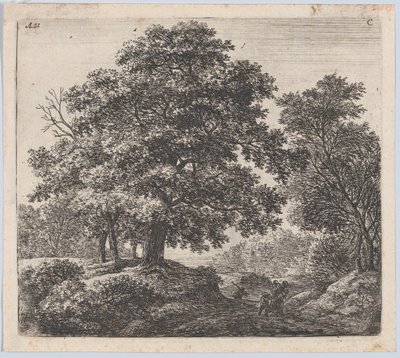 Mor og tre børn, 1600-tallet. af Anthonie Waterloo
