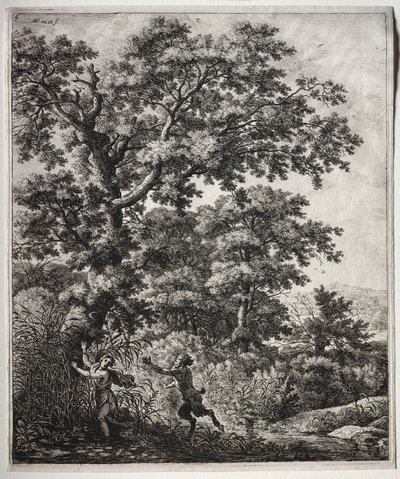 Pan og Syrinx. af Anthonie Waterloo