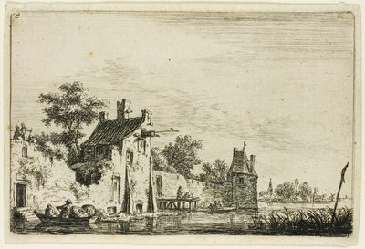 De to Fiskeres Afgang af Anthonie Waterloo