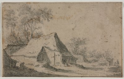 The Little Hamlet, andet eller tredje kvartal 1600-tallet. af Anthonie Waterloo