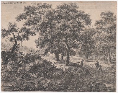 De tre træer, 1600-tallet. af Anthonie Waterloo