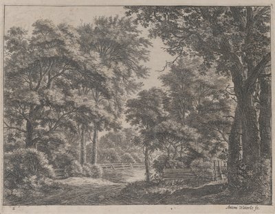 The Trimmed Groves, 1600-tallet. af Anthonie Waterloo