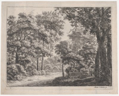 The Trimmed Groves, 1600-tallet. af Anthonie Waterloo