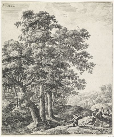 Venus og Adonis af Anthonie Waterloo
