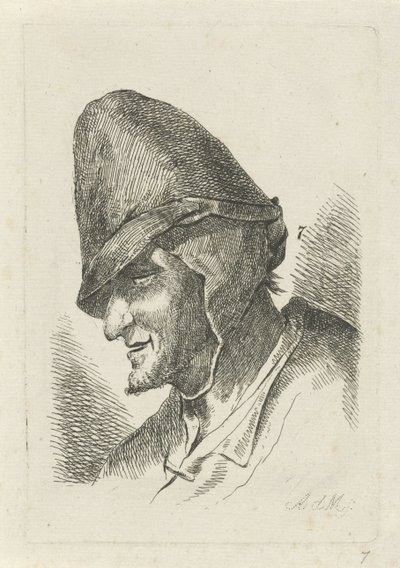 Mand med høj hat af Anthonie Willem Hendrik Nolthenius de Man