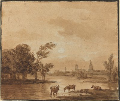 Landskab af Anthonie van Borssom