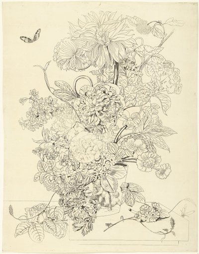 blomsterarrangement af Anthonie van den Bos