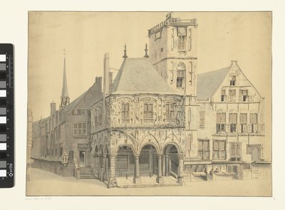 Det gamle rådhus i Amsterdam, 1641 af Anthonie van den Bos