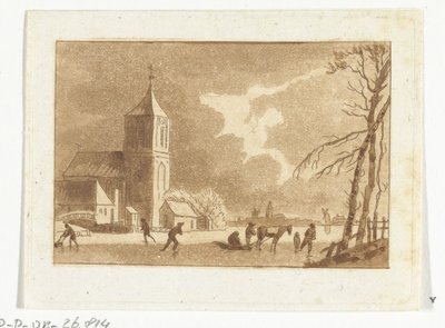 vinter ansigt af Anthonie van den Bos
