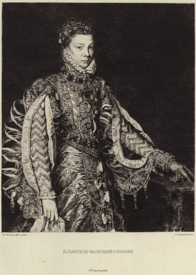 Elisabeth af Frankrig af Anthonis van Dashorst Mor