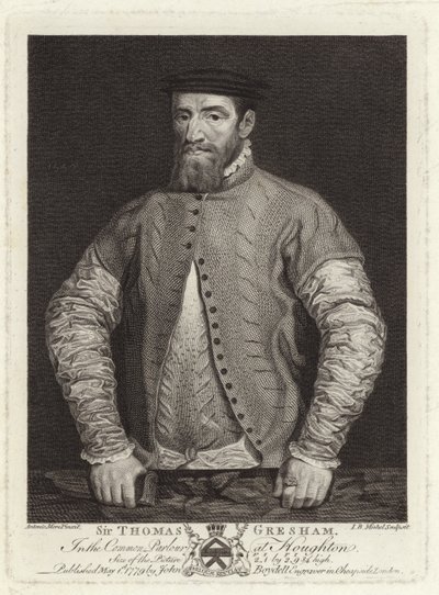 Portræt af Sir Thomas Gresham af Anthonis van Dashorst Mor