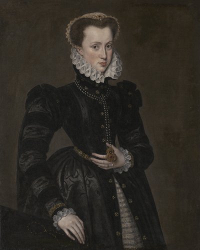 Portræt af en hofdame, 1560-70 af Anthonis van Dashorst Mor