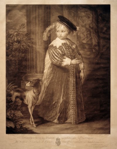 Wilhelm II af Orange-Nassau som barn af Anthony van Dyck