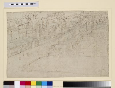 Borough High Street med St. Mary Overy, fra 