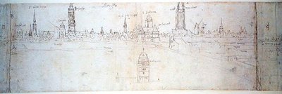 Bruges af Anthonis van den Wyngaerde