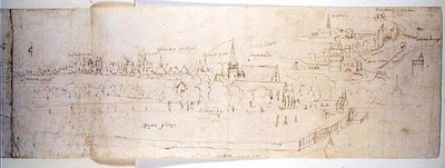 Bruges af Anthonis van den Wyngaerde