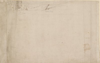 Panorama over London set fra Southwark: Lambeth, 1554 af Anthonis van den Wyngaerde