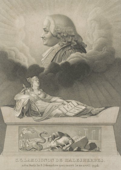 Christian Guillaume de Lamoignon de Malesherbes, 1798 af Anthony Cardon