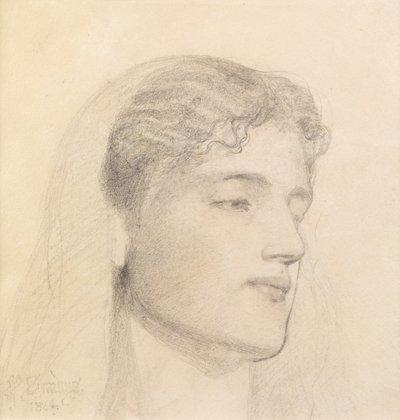 Augusta Jones af Anthony Frederick Augustus Sandys
