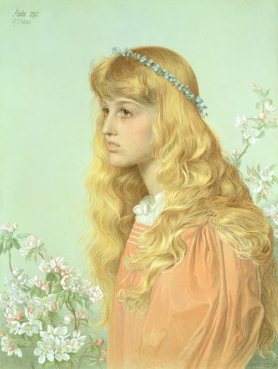 Portræt af Miss Adele Donaldson, 1897 af Anthony Frederick Augustus Sandys