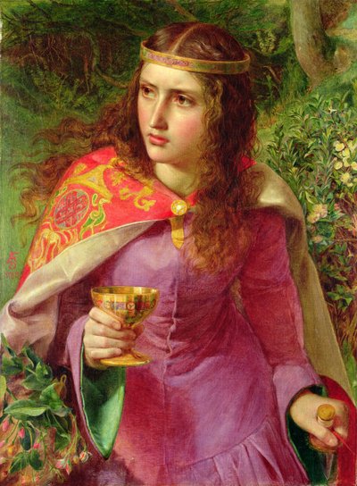 Dronning Eleanor, hustru til kong Henrik II af Anthony Frederick Augustus Sandys