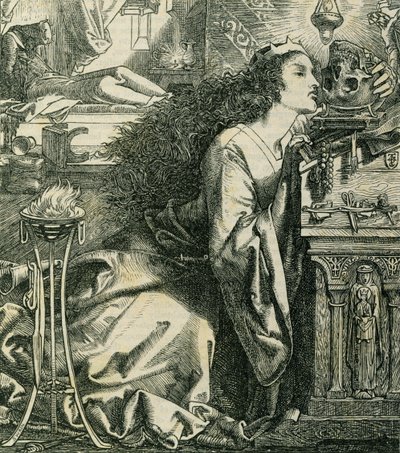 Rosamund, dronning af langobarderne af Anthony Frederick Augustus Sandys
