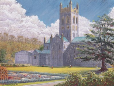Tidligt forår, Buckfast Abbey, 2001 af Anthony Rule