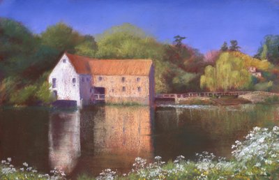 Springtime at the Mill, 2004 (pastel på papir) af Anthony Rule