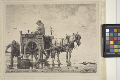 Samlere af tang (litografi) af Anthony Thieme