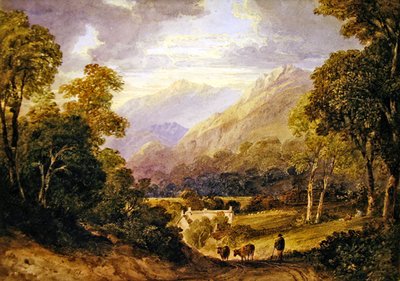 Ambleside af Anthony Vandyke Copley Fielding