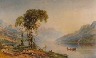 Ben Venue fra Loch Achray, 1840, 1935 af Anthony Vandyke Copley Fielding
