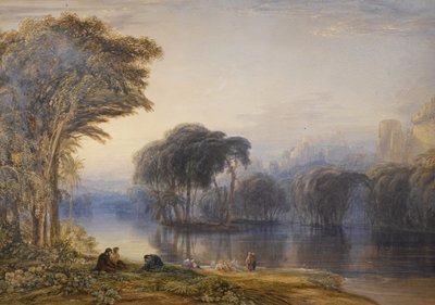 Ved Babylons floder af Anthony Vandyke Copley Fielding