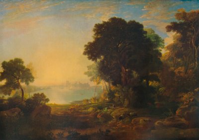 Carnarvon Slot, c1815-1819, 1935 af Anthony Vandyke Copley Fielding