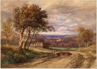 Lanercost Priory af Anthony Vandyke Copley Fielding