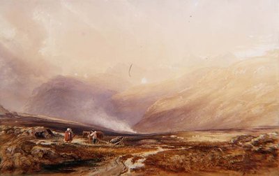 Snowdon af Anthony Vandyke Copley Fielding