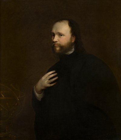 Portræt af Sir Kenelm Digby (1603-1665), ca. 1623-41 (olie på lærred) af Anthony van (after) Dyck