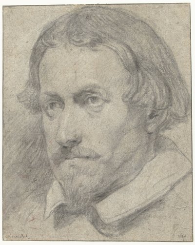 Manskop af Anthony van Dyck (possibly)
