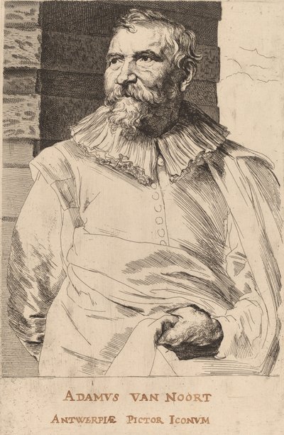 Adam van Noort, sandsynligvis 16261641. af Anthony van Dyck