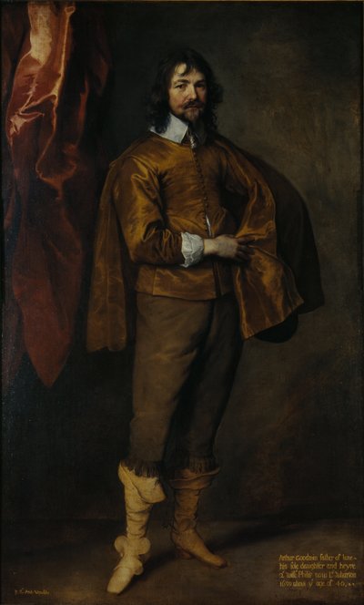 Arthur Goodwin, M.P. (olie på lærred) af Anthony van Dyck