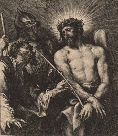 Kristus kronet med torne, sandsynligvis 1630. af Anthony van Dyck