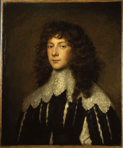 Oberst Lord Charles Cavendish (olie på lærred) af Anthony van Dyck