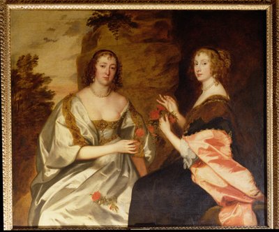 Grevinde af Morton (d.1654) og Mrs. Killigrew (d.1638) af Anthony van Dyck